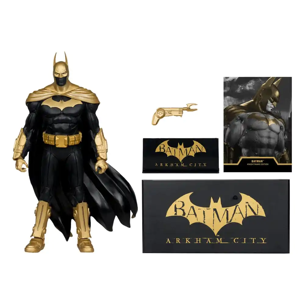 DC Multiverse Batman (Arkham City) Knightmare Edition (Gold Label) akciófigura 19 cm termékfotó
