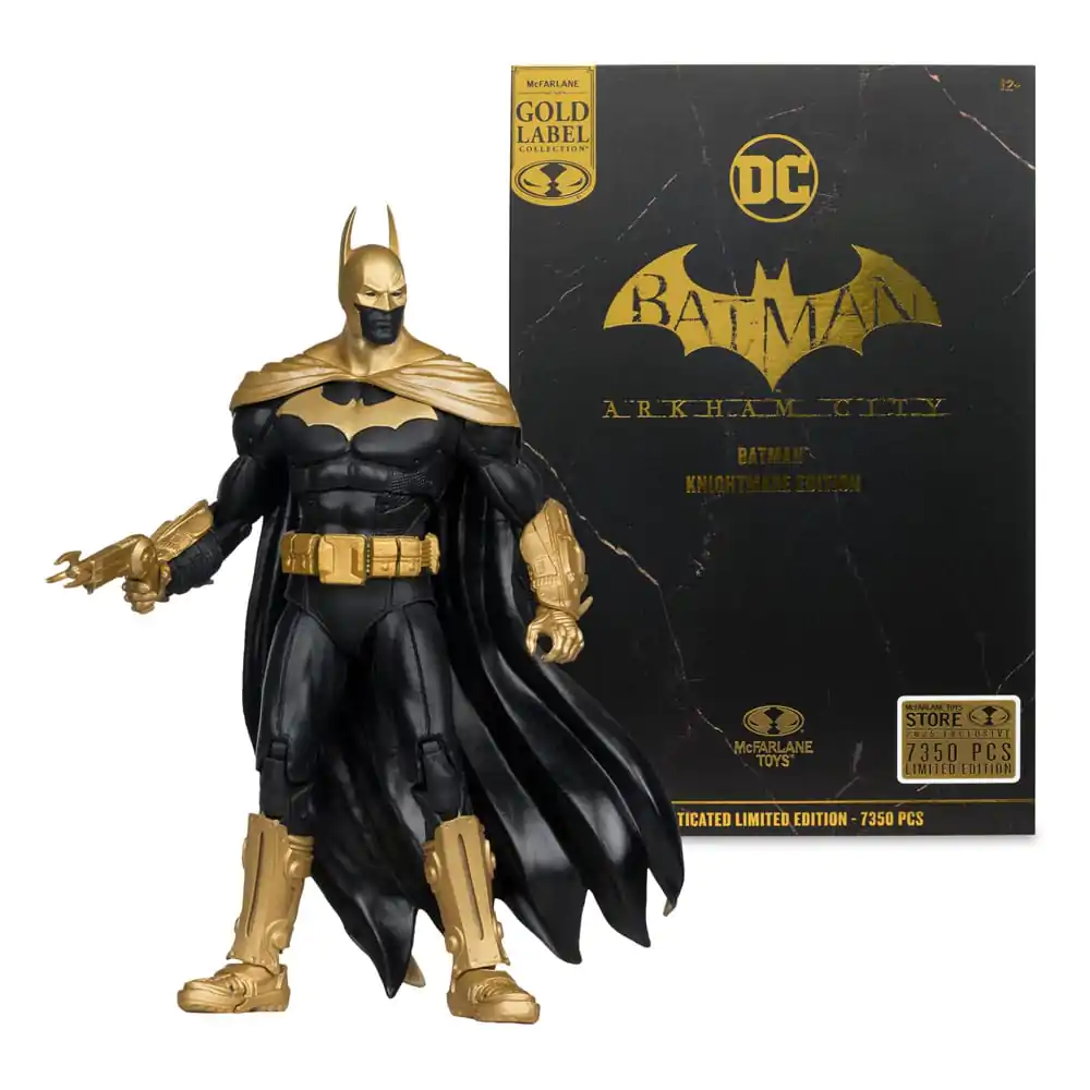 DC Multiverse Batman (Arkham City) Knightmare Edition (Gold Label) akciófigura 19 cm termékfotó