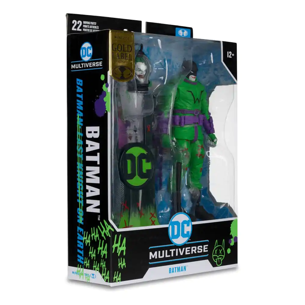 DC Multiverse Batman (Batman: Last Knight on Earth) Jokerized (Gold Label) akciófigura 18 cm termékfotó