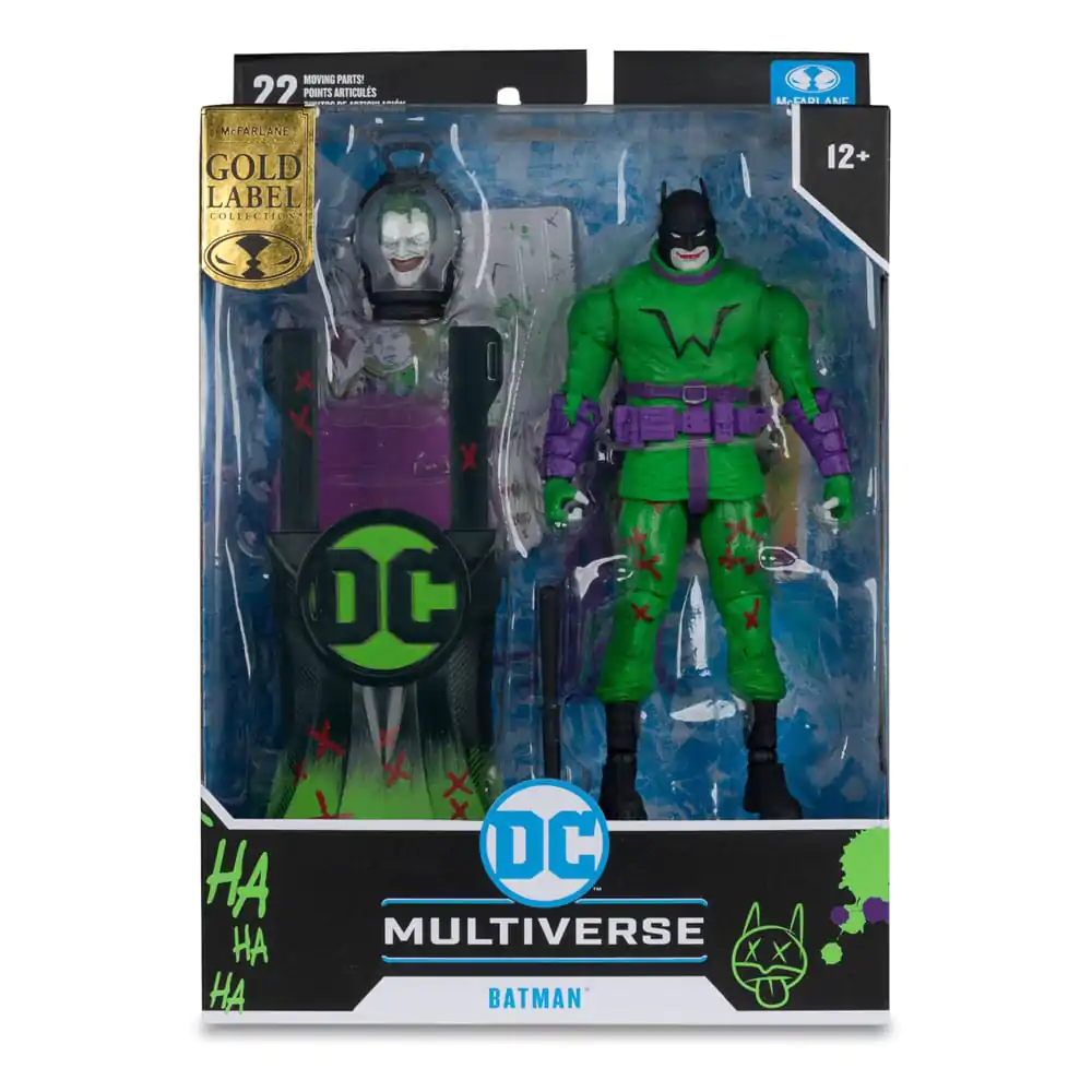 DC Multiverse Batman (Batman: Last Knight on Earth) Jokerized (Gold Label) akciófigura 18 cm termékfotó