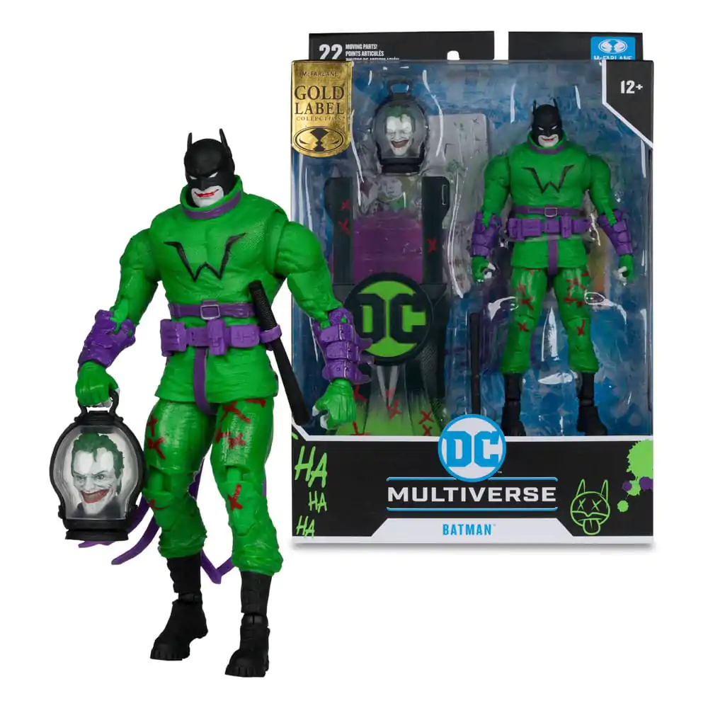 DC Multiverse Batman (Batman: Last Knight on Earth) Jokerized (Gold Label) akciófigura 18 cm termékfotó