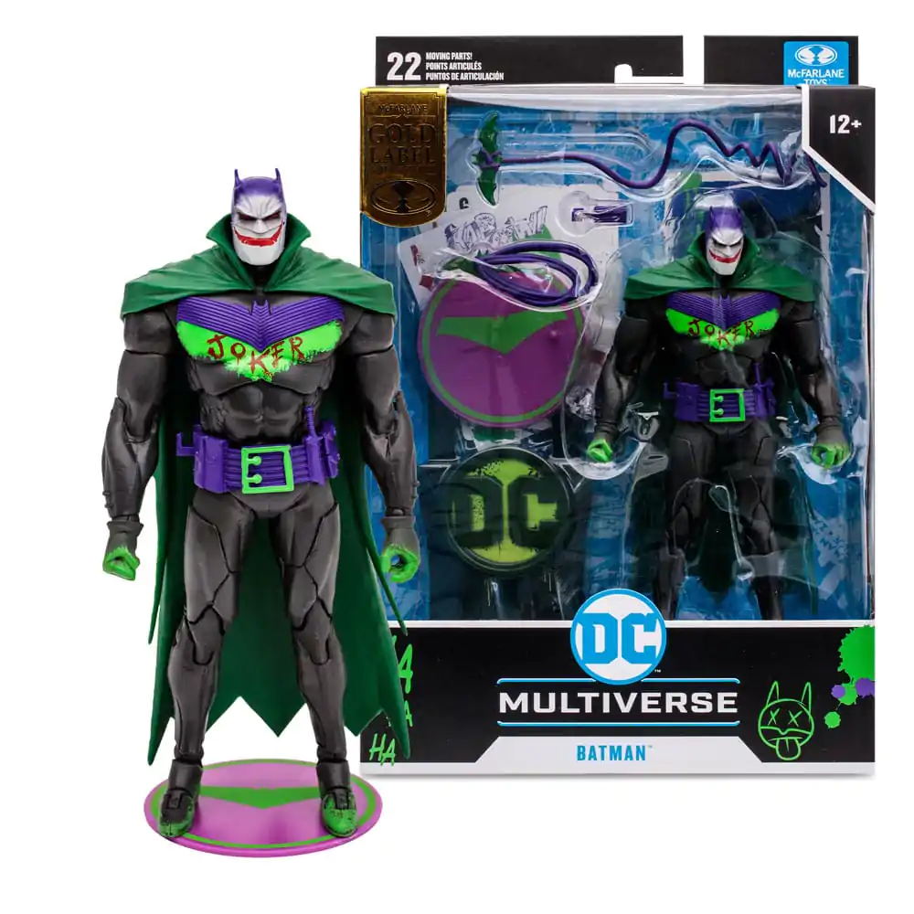 DC Multiverse Batman (Batman: White Knight) (Jokerized) (Gold Label) akciófigura 18 cm termékfotó