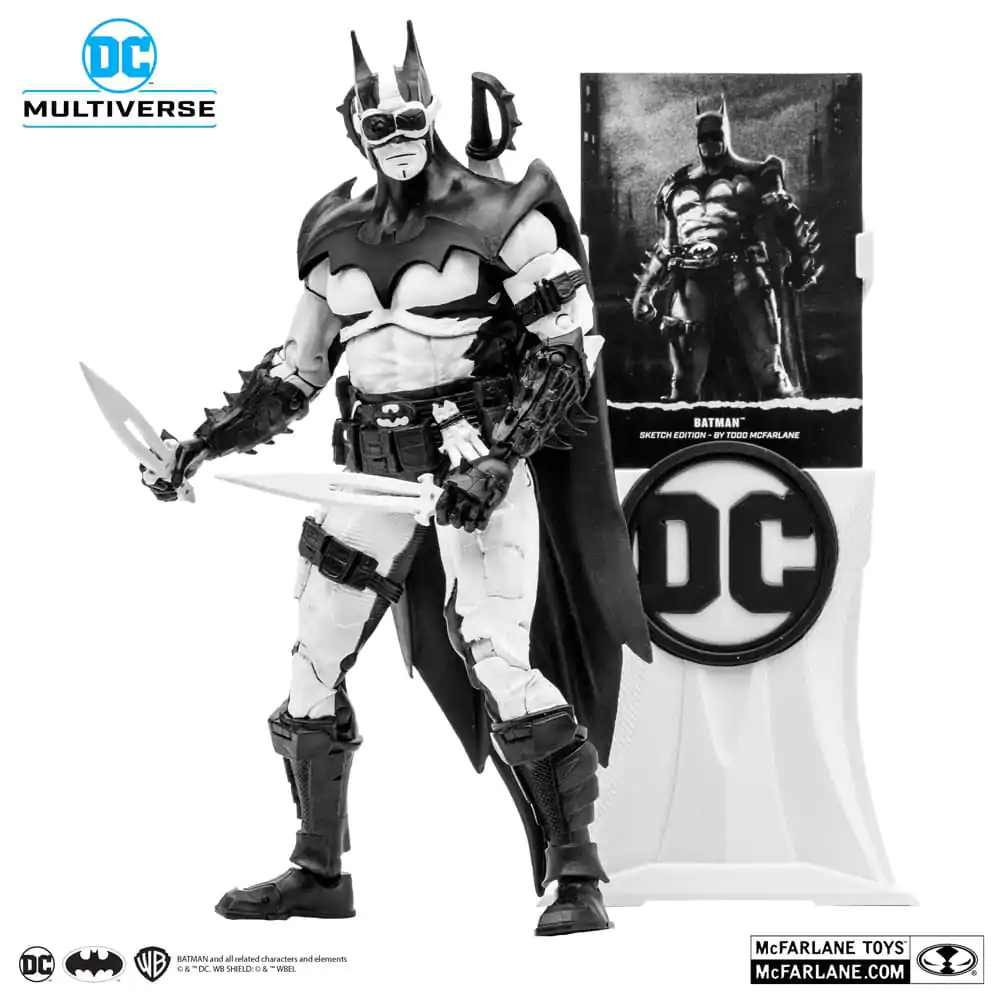 DC Multiverse Batman by Todd McFarlane Sketch Edition (Gold Label) akciófigura 18 cm termékfotó