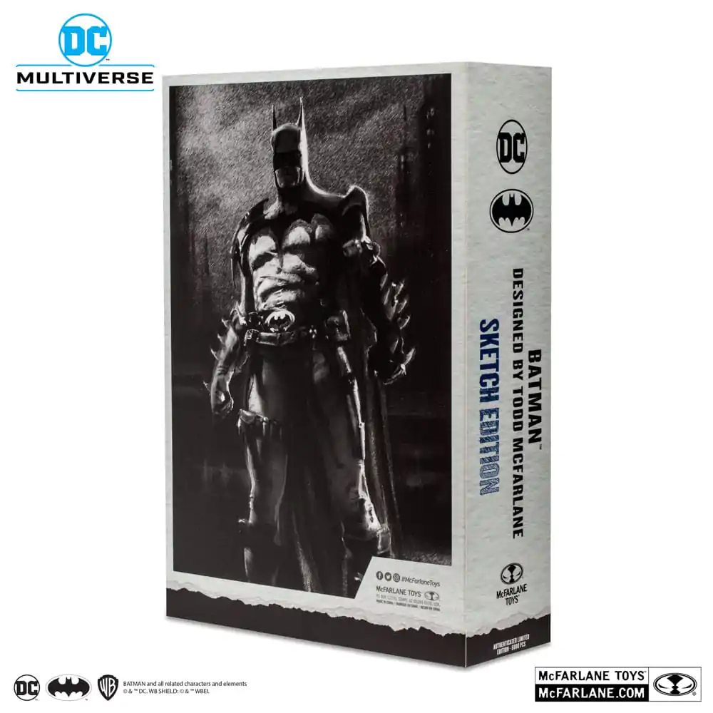 DC Multiverse Batman by Todd McFarlane Sketch Edition (Gold Label) akciófigura 18 cm termékfotó