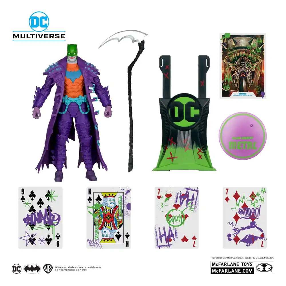 DC Multiverse Batman (Dark Nights: Death Metal) Jokerized (Gold Label) akciófigura 18 cm termékfotó