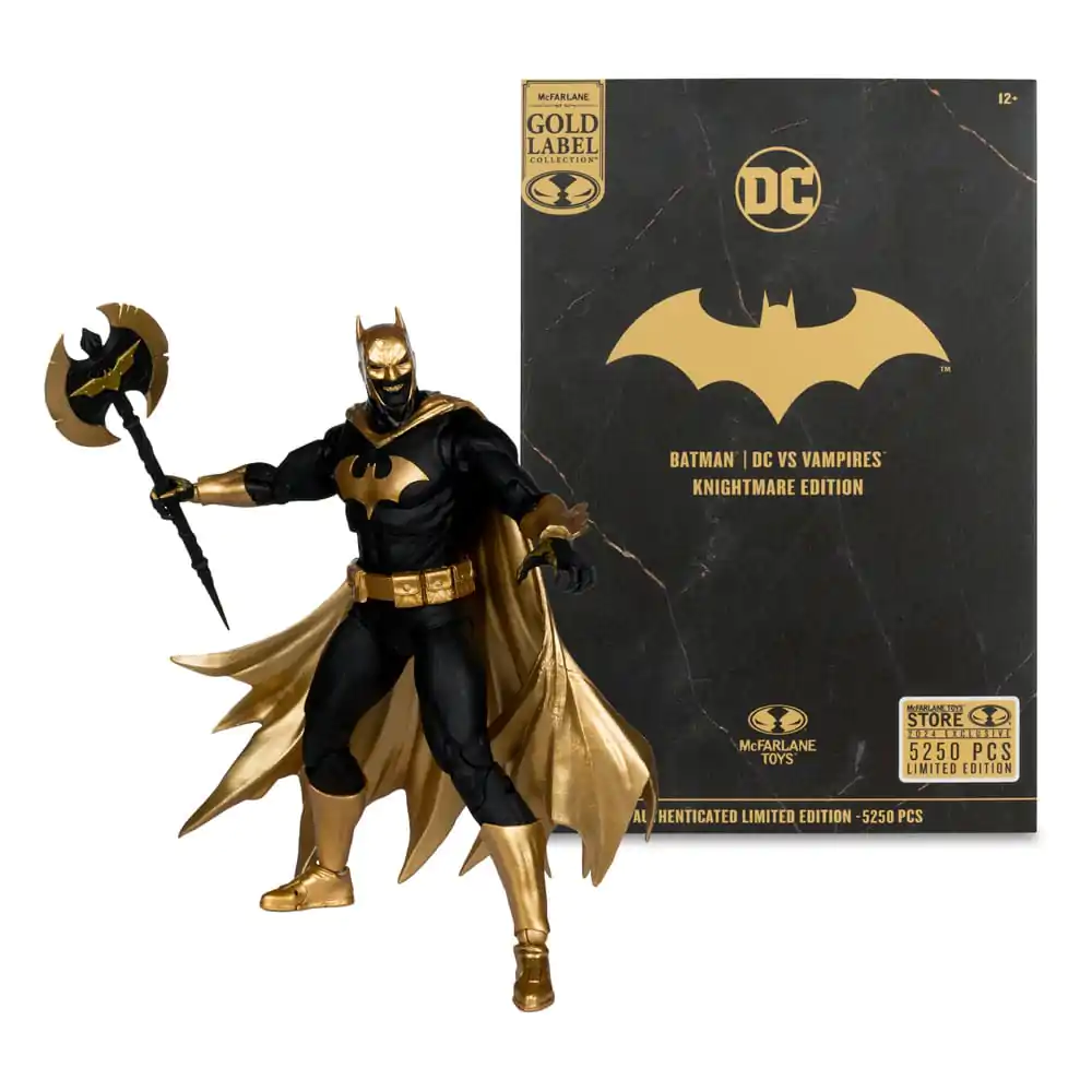 DC Multiverse Batman (DC vs Vampires) Knightmare Edition (Gold Label) akciófigura 18 cm termékfotó