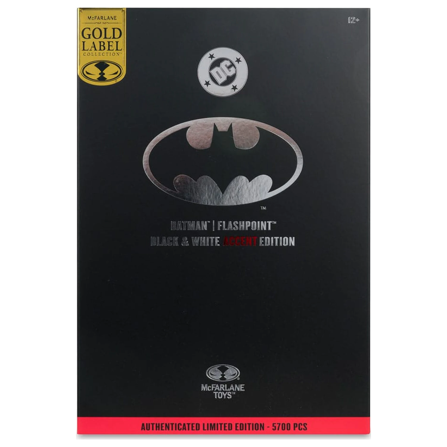 DC Multiverse Batman (Flashpoint) (Black & White Accent Edition) (Gold Label) akciófigura 18 cm termékfotó