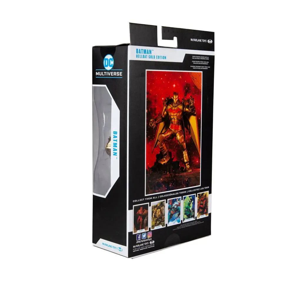 DC Multiverse Batman Hellbat Suit (Gold Edition) akciófigura 18 cm termékfotó
