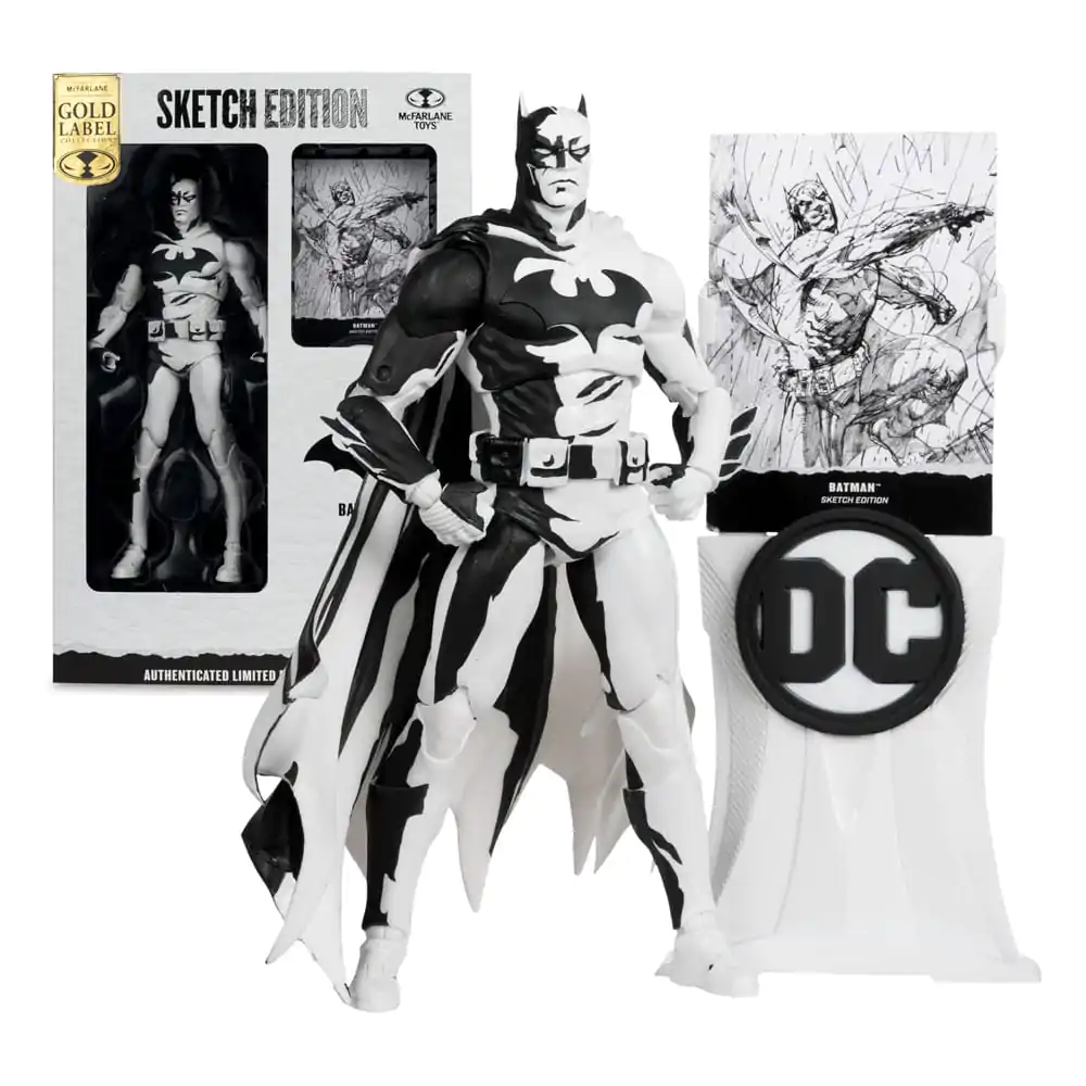 DC Multiverse Batman Hush (Line Art) (Gold Label) akciófigura 18 cm termékfotó