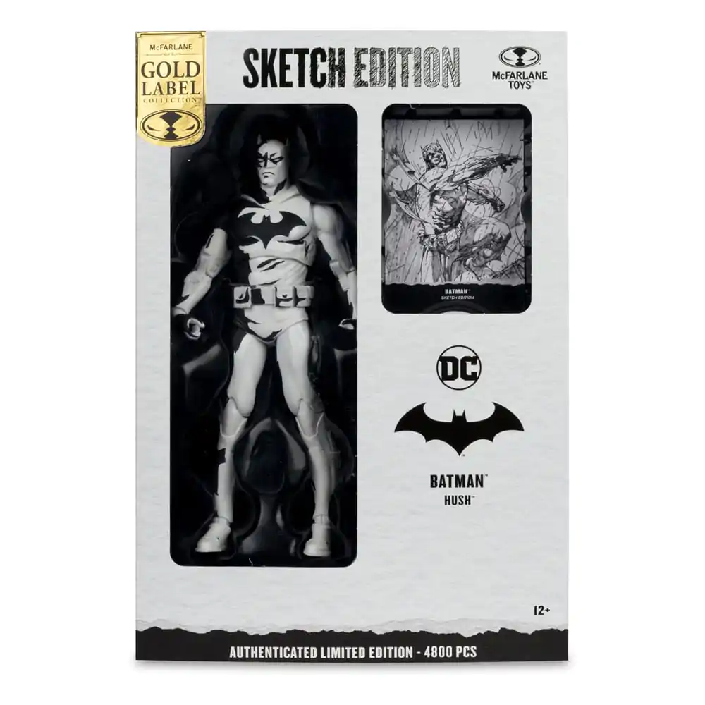 DC Multiverse Batman Hush (Line Art) (Gold Label) akciófigura 18 cm termékfotó