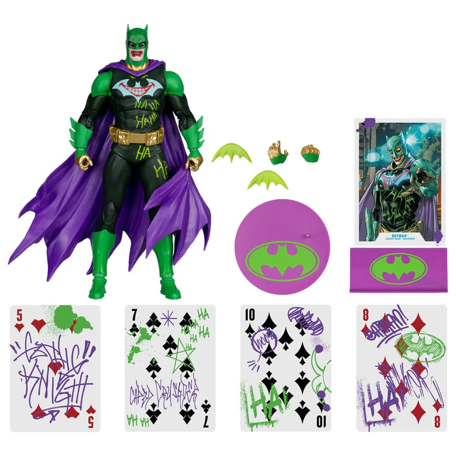 DC Multiverse Batman (Joker War) (Jokerized) (Gold Label) akciófigura 18 cm termékfotó