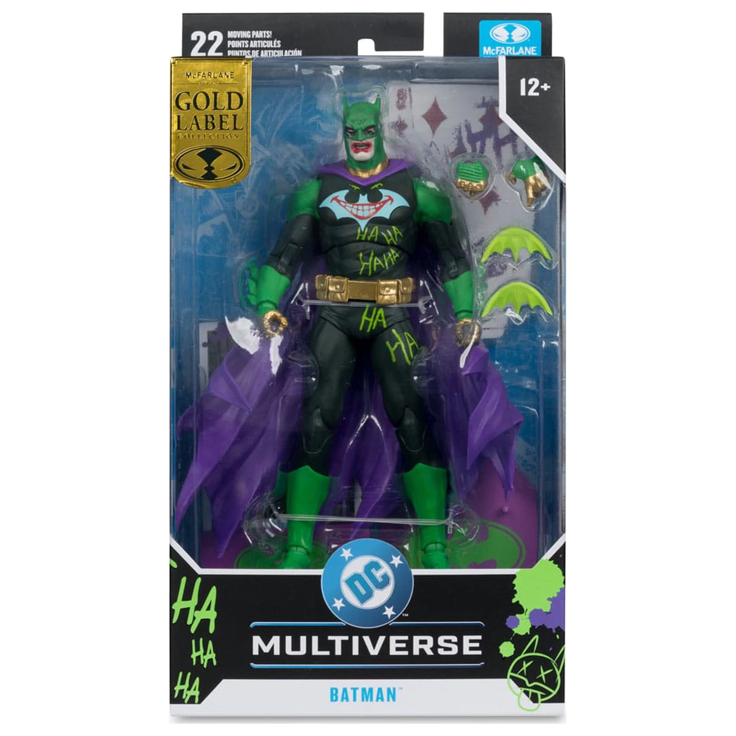 DC Multiverse Batman (Joker War) (Jokerized) (Gold Label) akciófigura 18 cm termékfotó