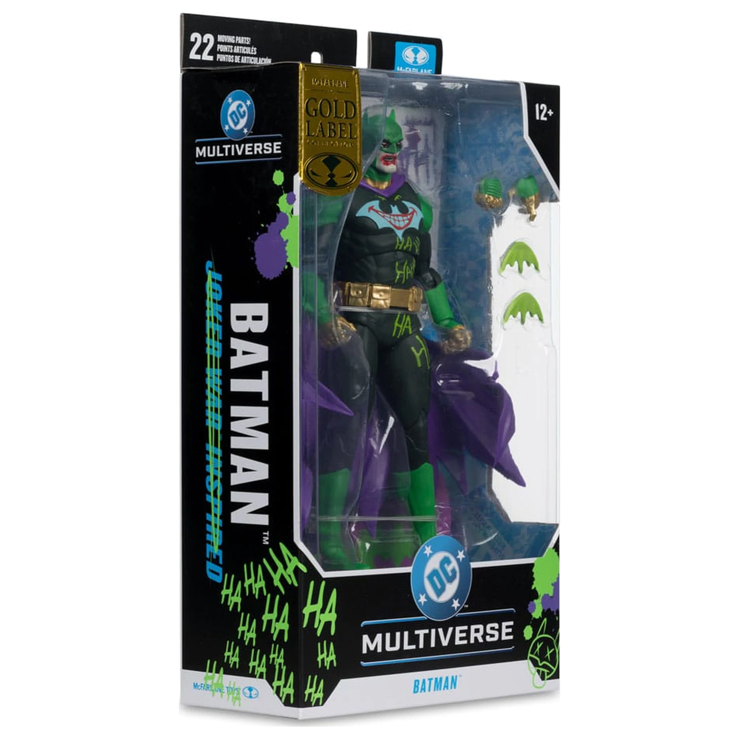 DC Multiverse Batman (Joker War) (Jokerized) (Gold Label) akciófigura 18 cm termékfotó