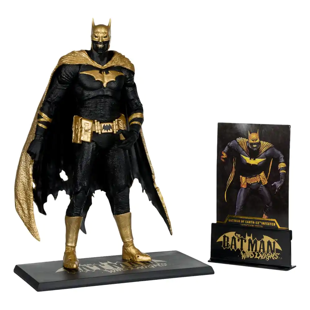 DC Multiverse Batman of Earth-22 Infected (Dark Metal) Knightmare Edition (Gold Label) akciófigura 18 cm termékfotó