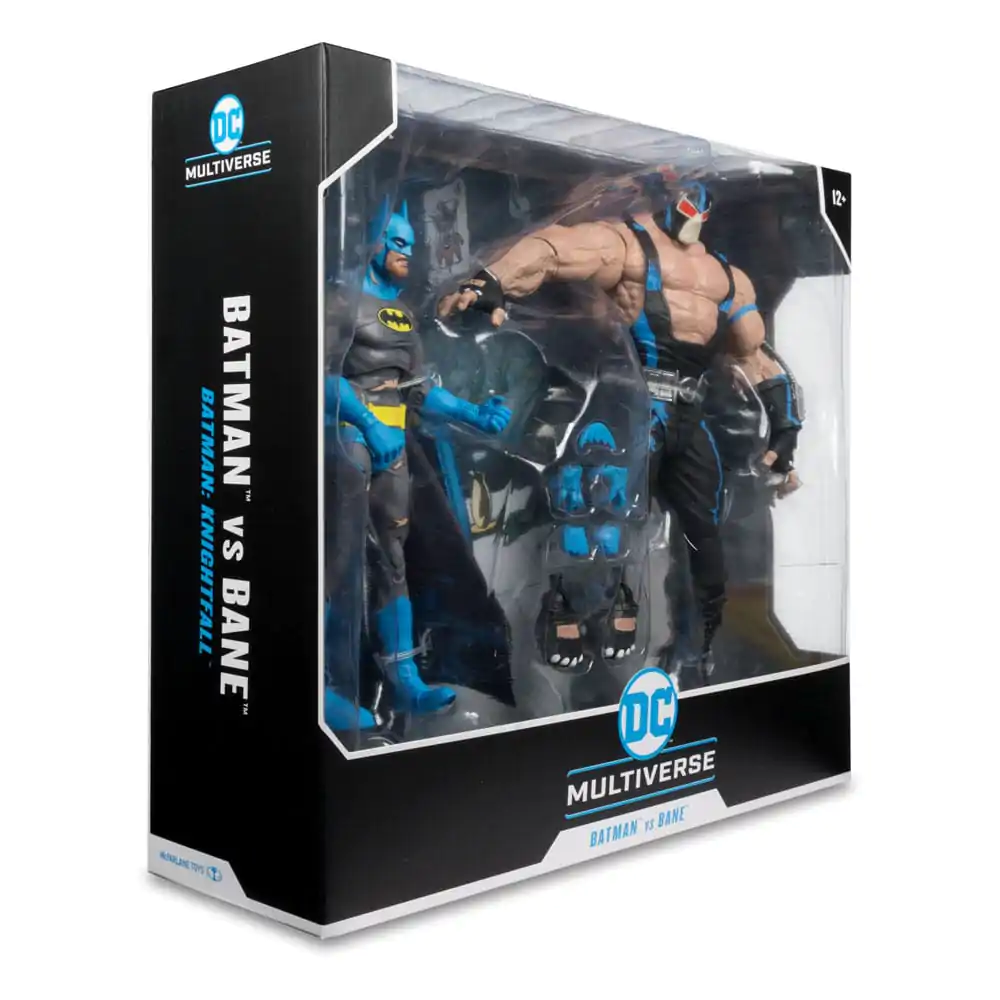 DC Multiverse Batman vs Bane (Knightfall) 2 db-os akciófigura csomag 18 cm termékfotó