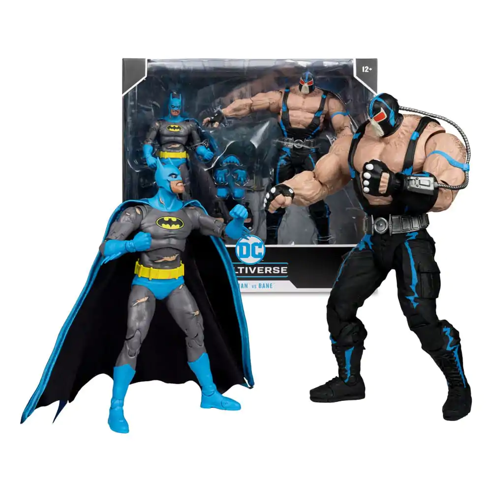 DC Multiverse Batman vs Bane (Knightfall) 2 db-os akciófigura csomag 18 cm termékfotó
