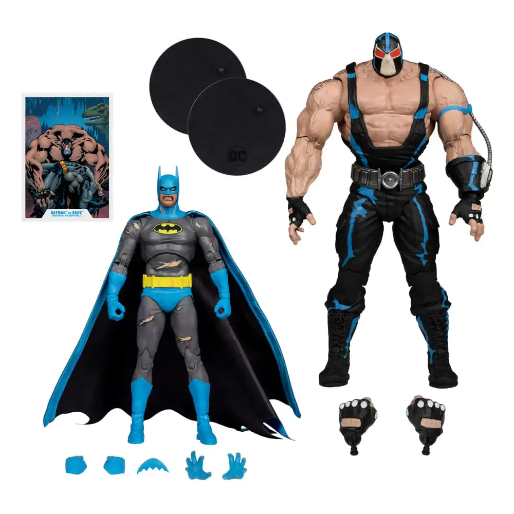 DC Multiverse Batman vs Bane (Knightfall) 2 db-os akciófigura csomag 18 cm termékfotó