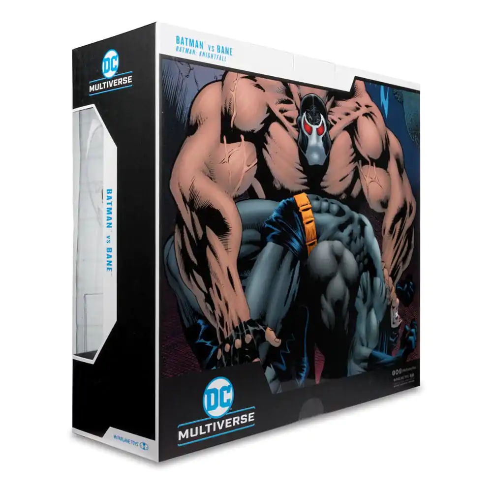 DC Multiverse Batman vs Bane (Knightfall) 2 db-os akciófigura csomag 18 cm termékfotó