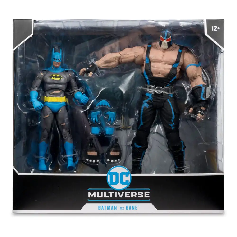 DC Multiverse Batman vs Bane (Knightfall) 2 db-os akciófigura csomag 18 cm termékfotó
