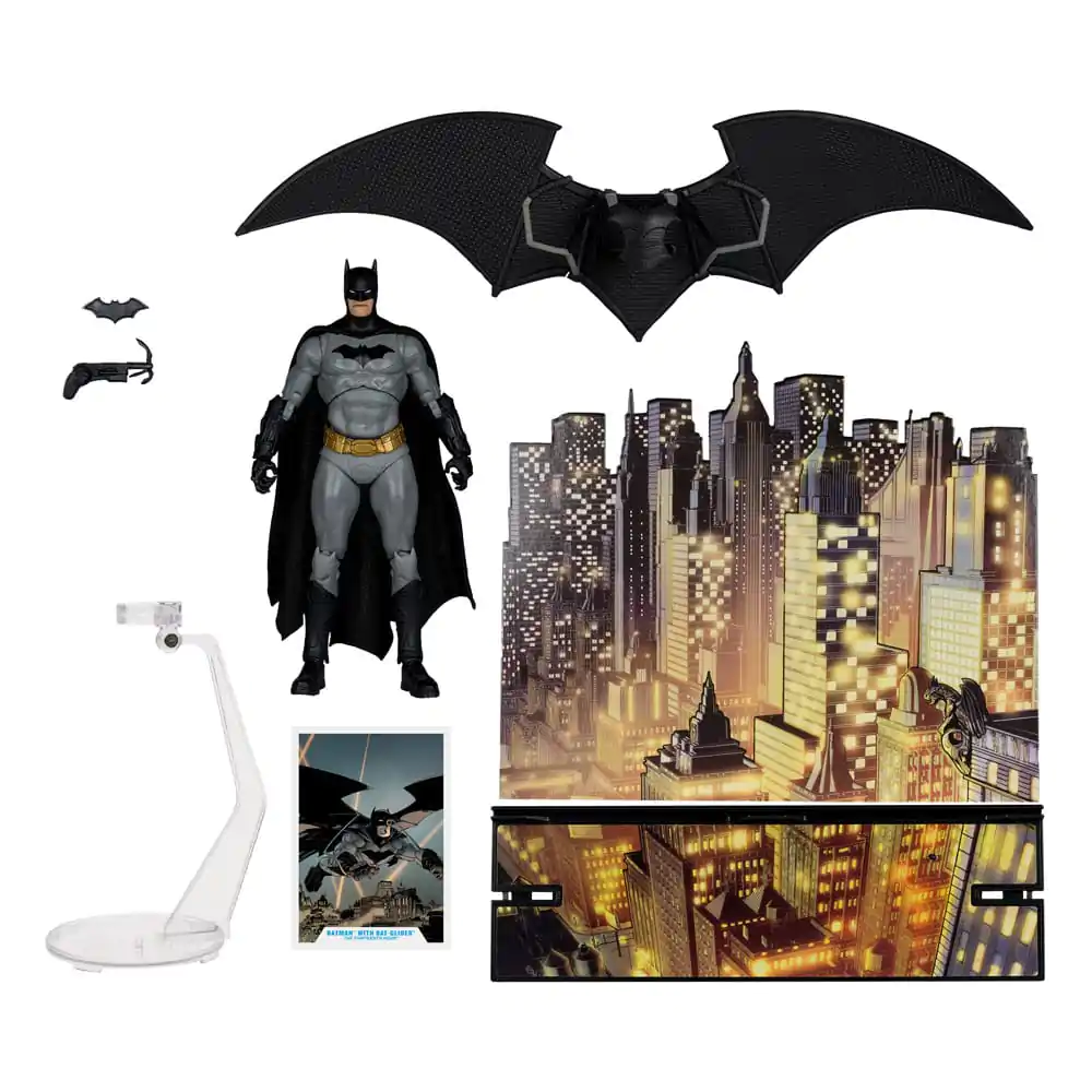 DC Multiverse Batman with Bat-Glider (The Thirteenth Hour) (Gold Label) akciófigura 18 cm termékfotó