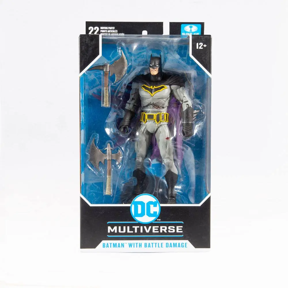 DC Multiverse Batman with Battle Damage (Dark Nights: Metal) akciófigura 18 cm termékfotó
