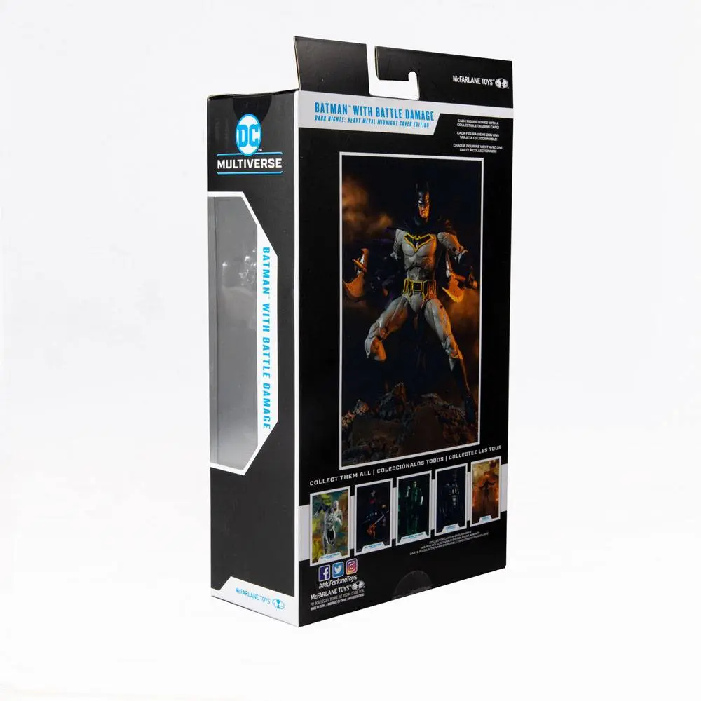 DC Multiverse Batman with Battle Damage (Dark Nights: Metal) akciófigura 18 cm termékfotó