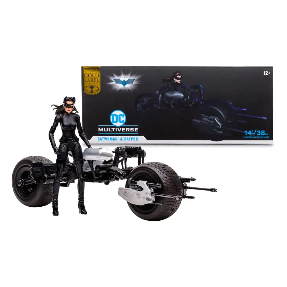 DC Multiverse Batpod with Catwoman (The Dark Knight Rises) jármű termékfotó