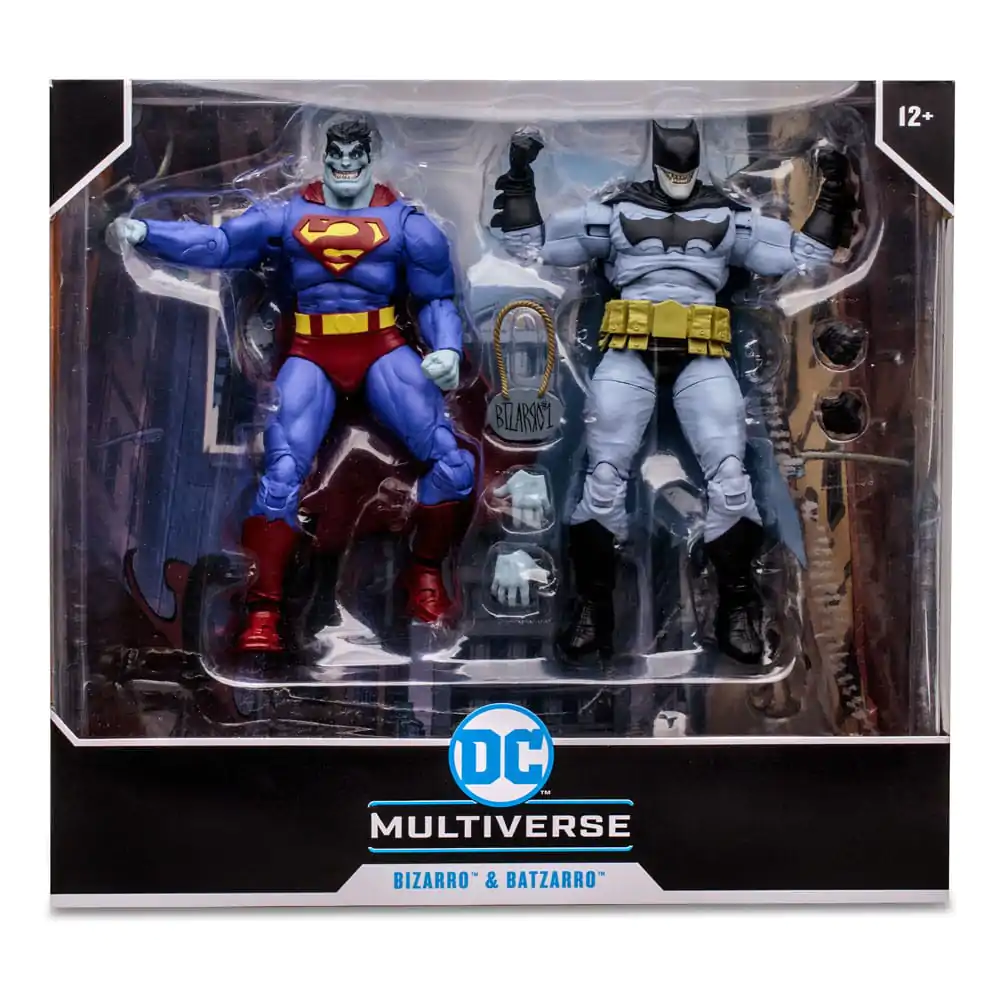 DC Multiverse Bizarro & Batzarro 2 db-os akciófigura csomag 18 cm termékfotó