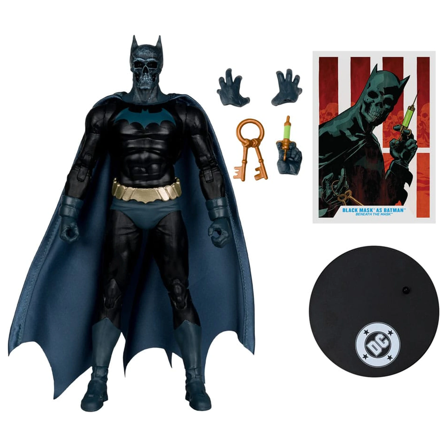 DC Multiverse Black Mask as Batman (Beneath the Mask) akciófigura 18 cm termékfotó