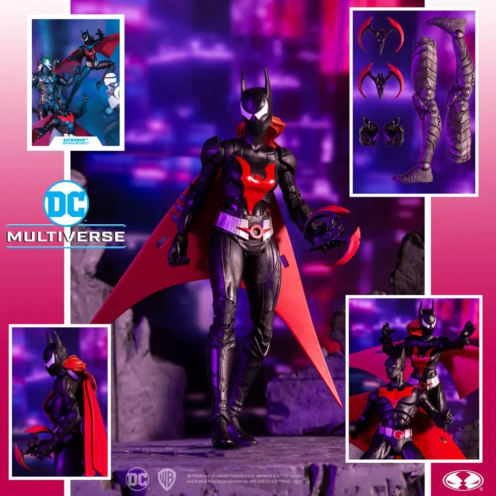 DC Multiverse Build A Batwoman (Batman Beyond) akciófigura 18 cm termékfotó