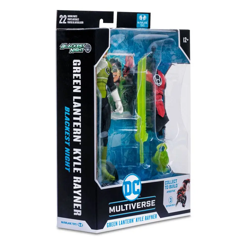 DC Multiverse Build A Kyle Rayner (Blackest Night) akciófigura 18 cm termékfotó