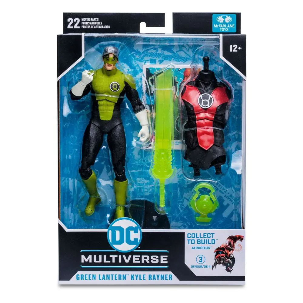 DC Multiverse Build A Kyle Rayner (Blackest Night) akciófigura 18 cm termékfotó