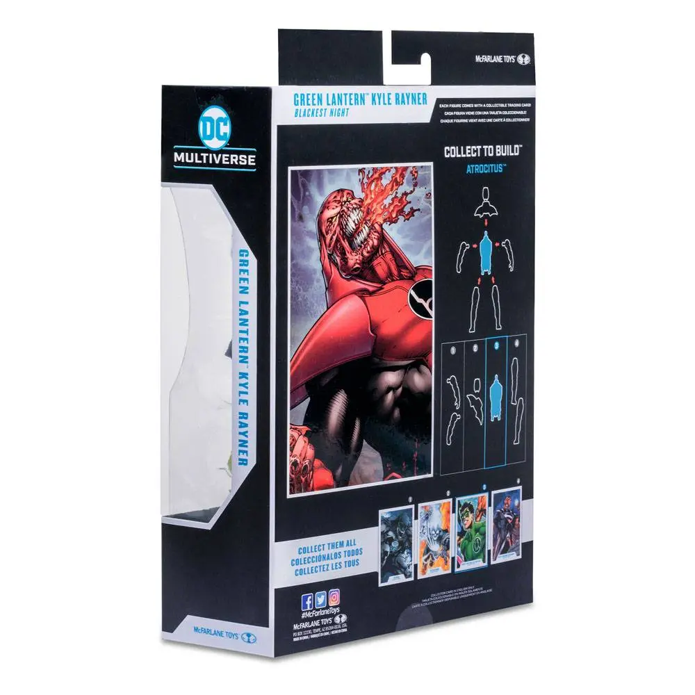 DC Multiverse Build A Kyle Rayner (Blackest Night) akciófigura 18 cm termékfotó