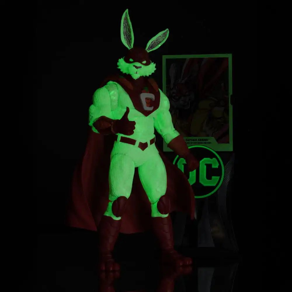 DC Multiverse Captain Carrot (Justice League Incarnate) Glow In The Dark Edition (Gold Label) akciófigura 18 cm termékfotó