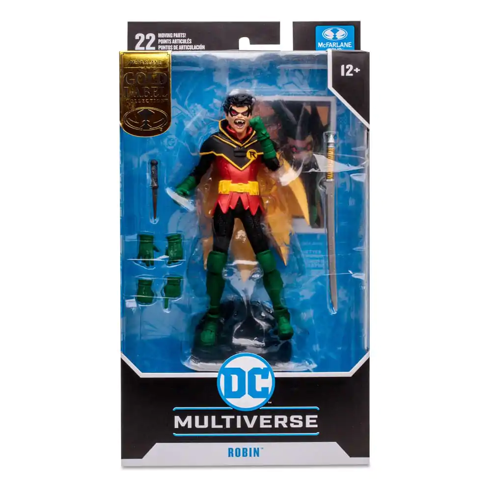 DC Multiverse Damian Wayne Robin (DC vs. Vampires) (Gold Label) akciófigura 18 cm termékfotó
