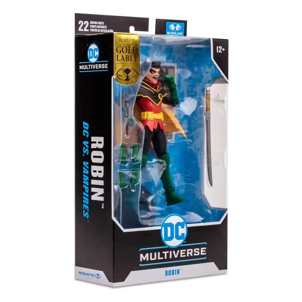 DC Multiverse Damian Wayne Robin (DC vs. Vampires) (Gold Label) akciófigura 18 cm termékfotó