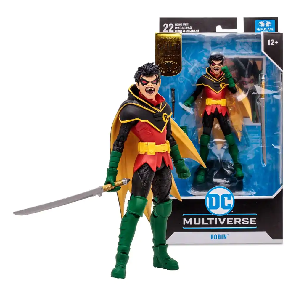 DC Multiverse Damian Wayne Robin (DC vs. Vampires) (Gold Label) akciófigura 18 cm termékfotó
