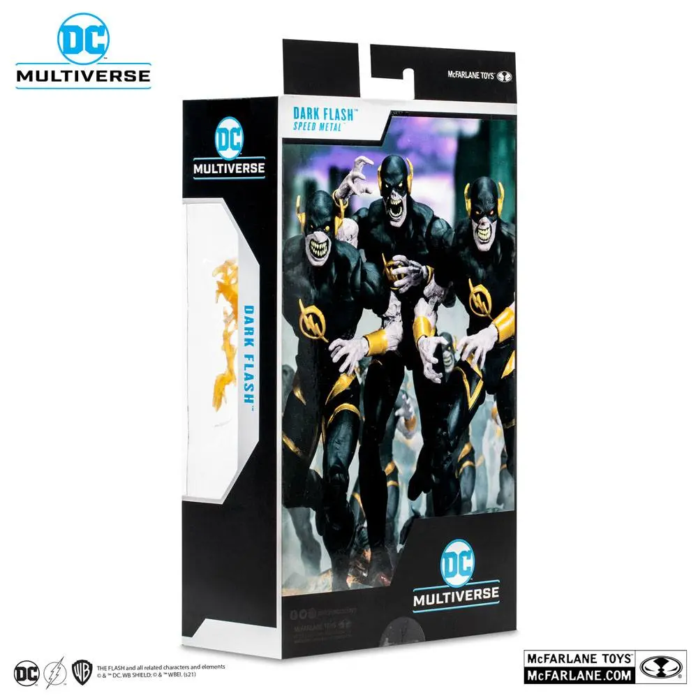 DC Multiverse Dark Flash Speed Metal (Gold Label) akciófigura 18 cm termékfotó