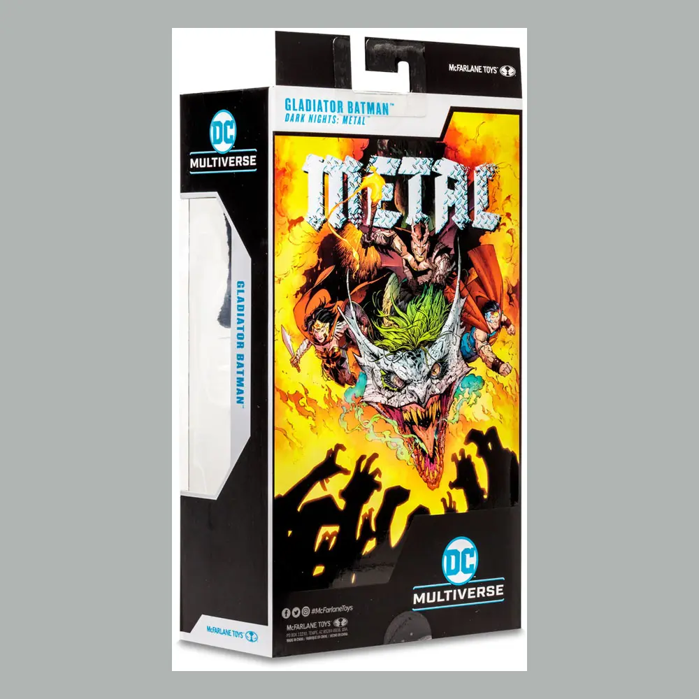 DC Multiverse Gladiator Batman (Dark Metal) akciófigura 18 cm termékfotó