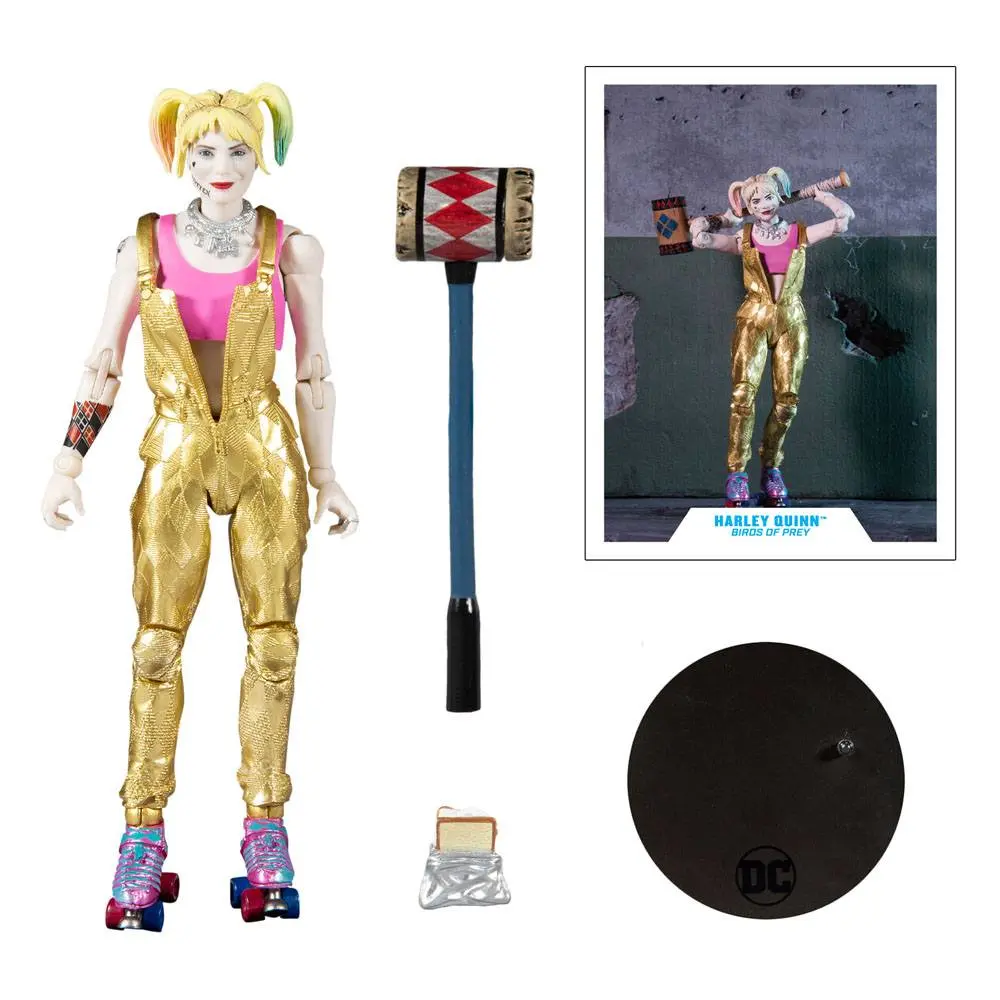 DC Multiverse Harley Quinn (Birds of Prey) akciófigura 18 cm termékfotó