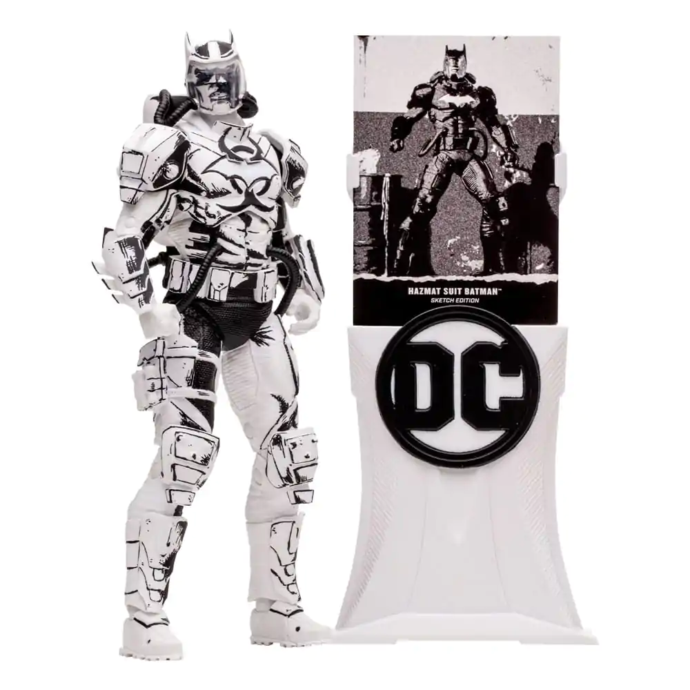 DC Multiverse Hazmat Suit Batman (Line Art) (Gold Label) akciófigura 18 cm termékfotó