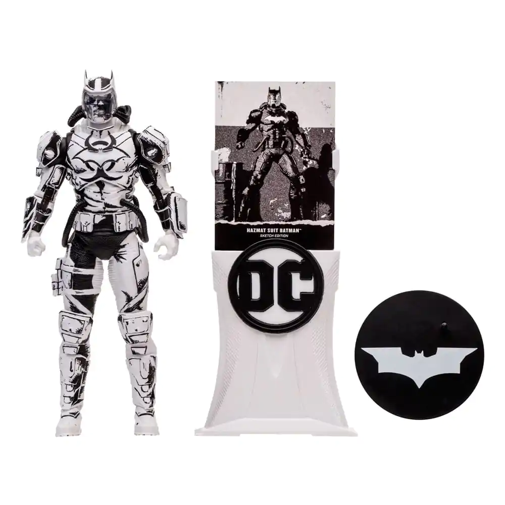 DC Multiverse Hazmat Suit Batman (Line Art) (Gold Label) akciófigura 18 cm termékfotó