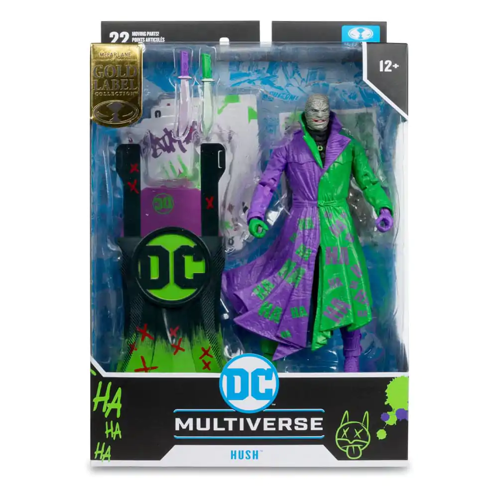 DC Multiverse Hush (Batman: Hush) Jokerized (Gold Label) akciófigura 18 cm termékfotó