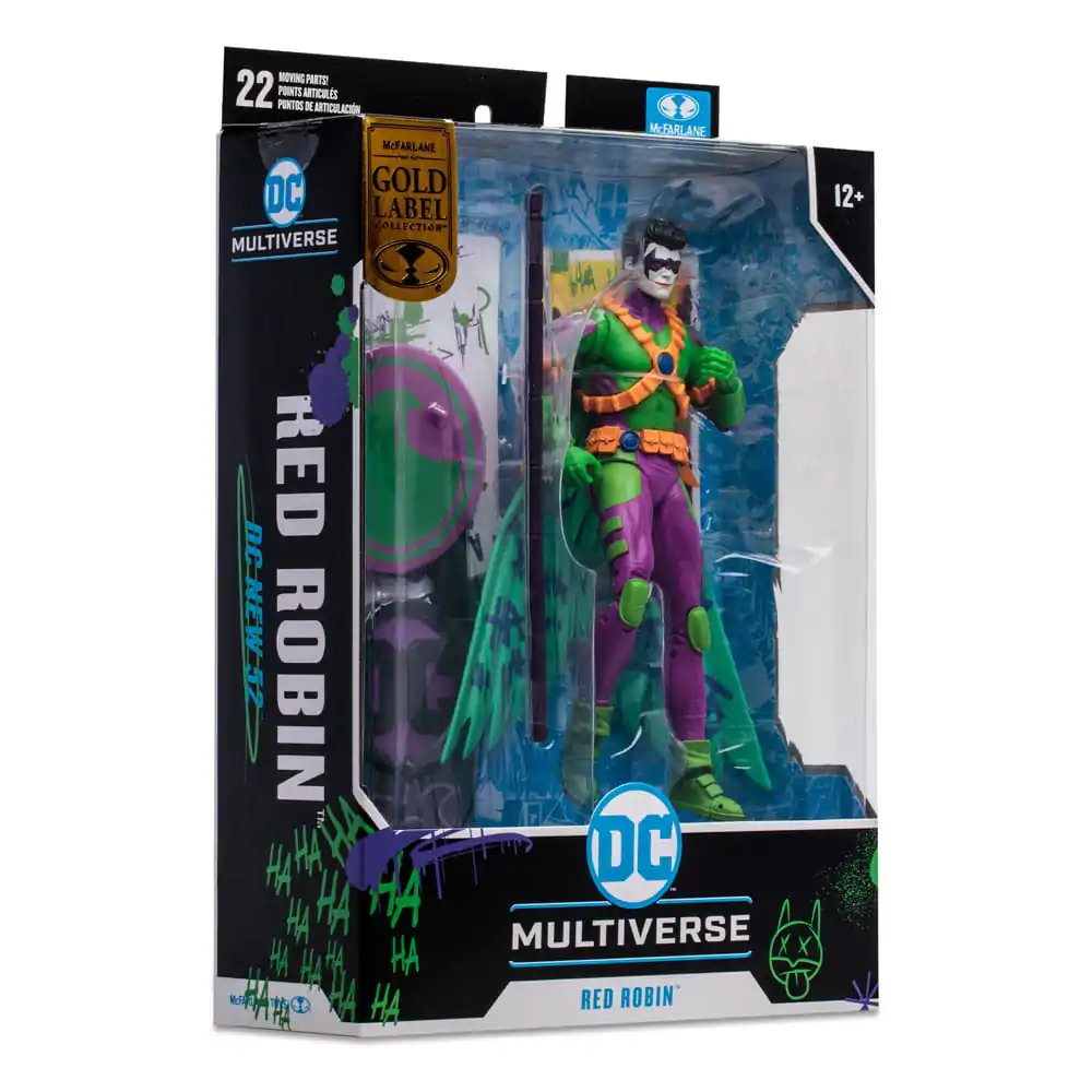 DC Multiverse Jokerized Red Robin (New 52) (Gold Label) akciófigura 18 cm termékfotó