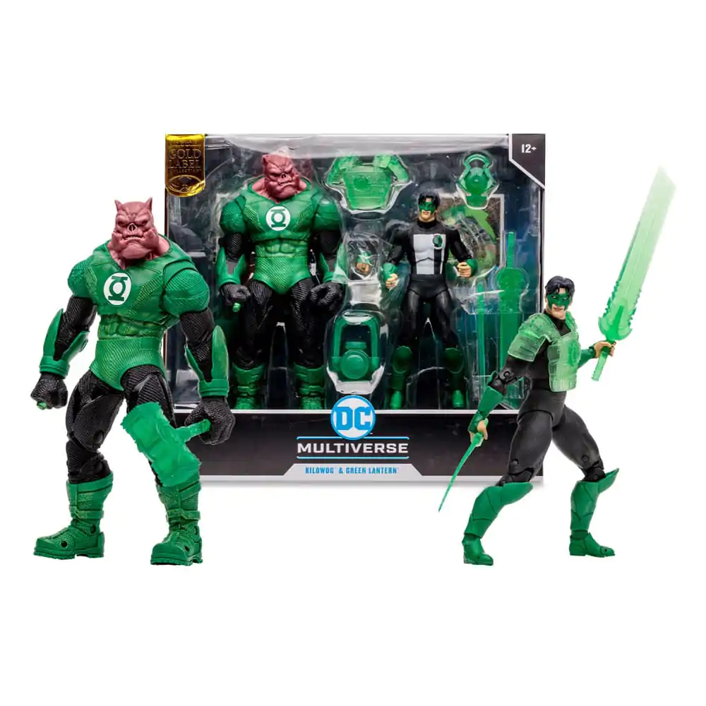 DC Multiverse Kilowog &amp; Green Lantern (Gold Label) 2 db-os akciófigura csomag 18 cm termékfotó