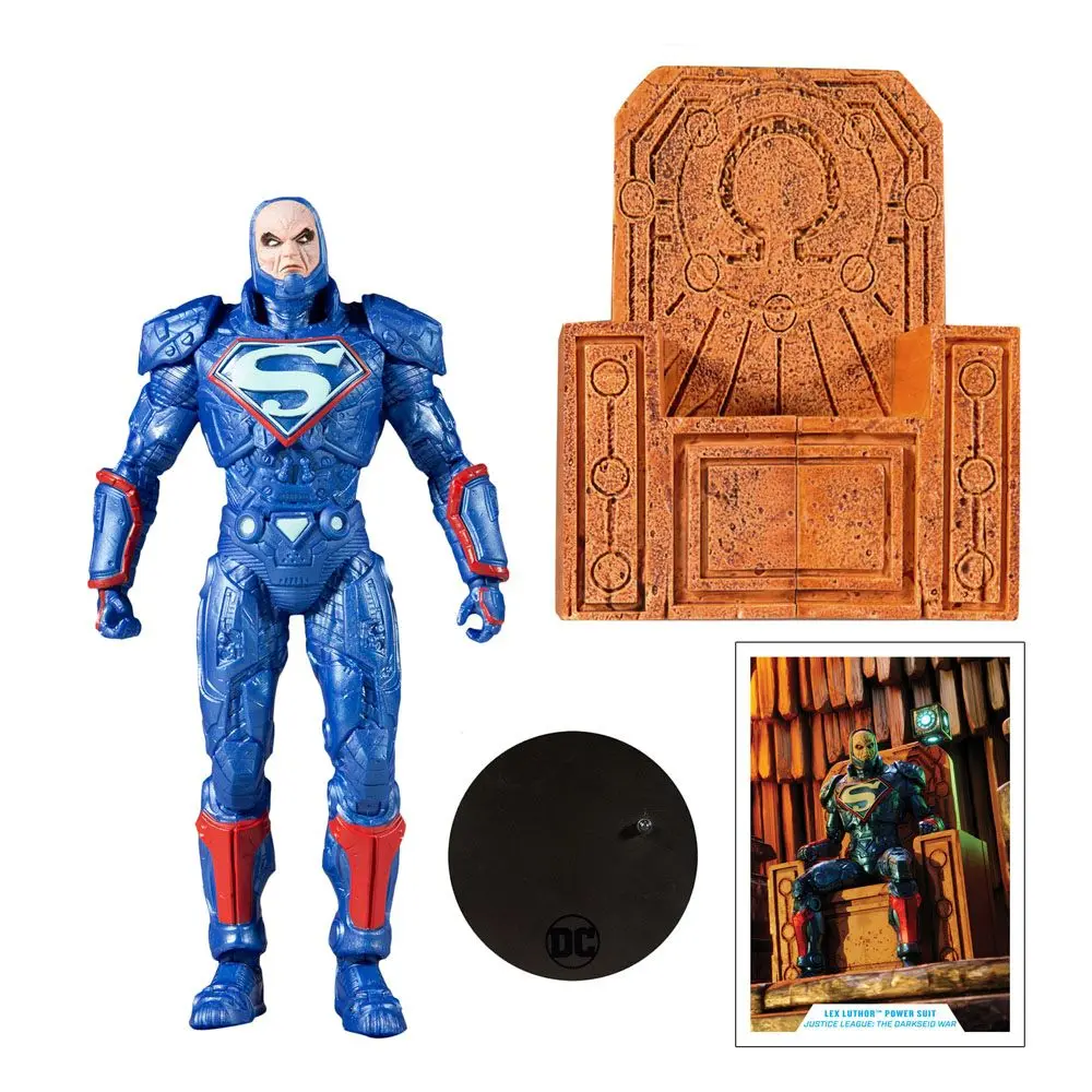 DC Multiverse Lex Luthor Power Suit Justice League: The Darkseid War akciófigura 18 cm termékfotó