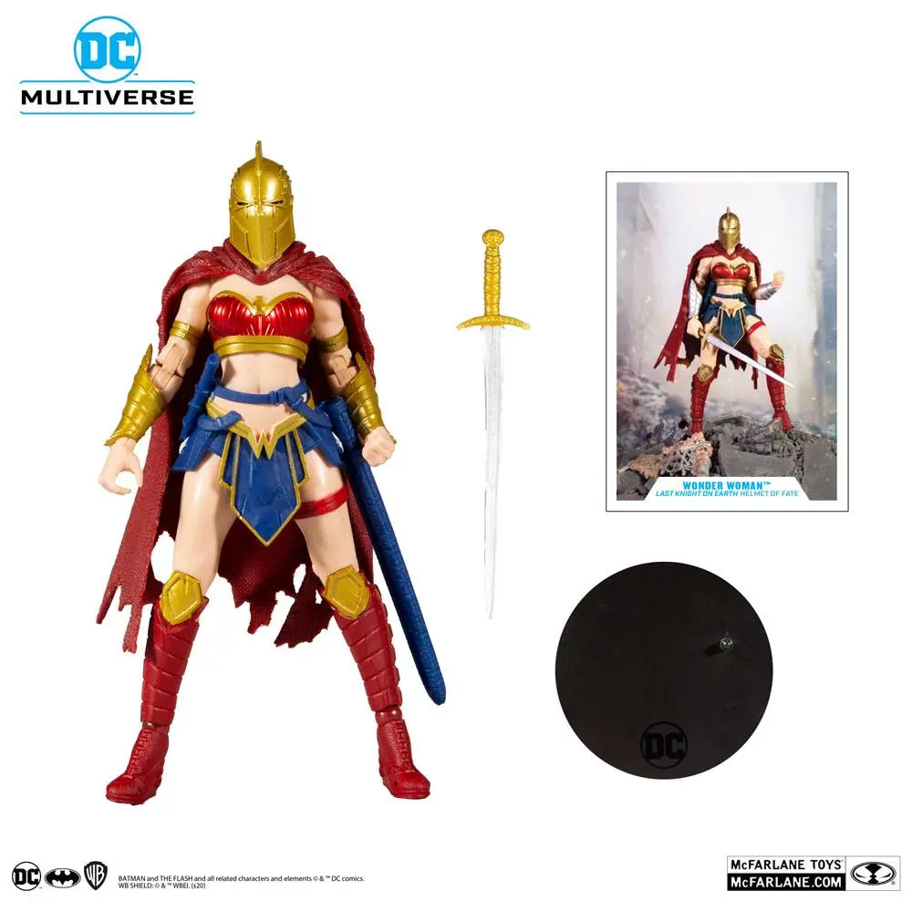 DC Multiverse LKOE Wonder Woman with Helmet of Fate akciófigura 18 cm termékfotó