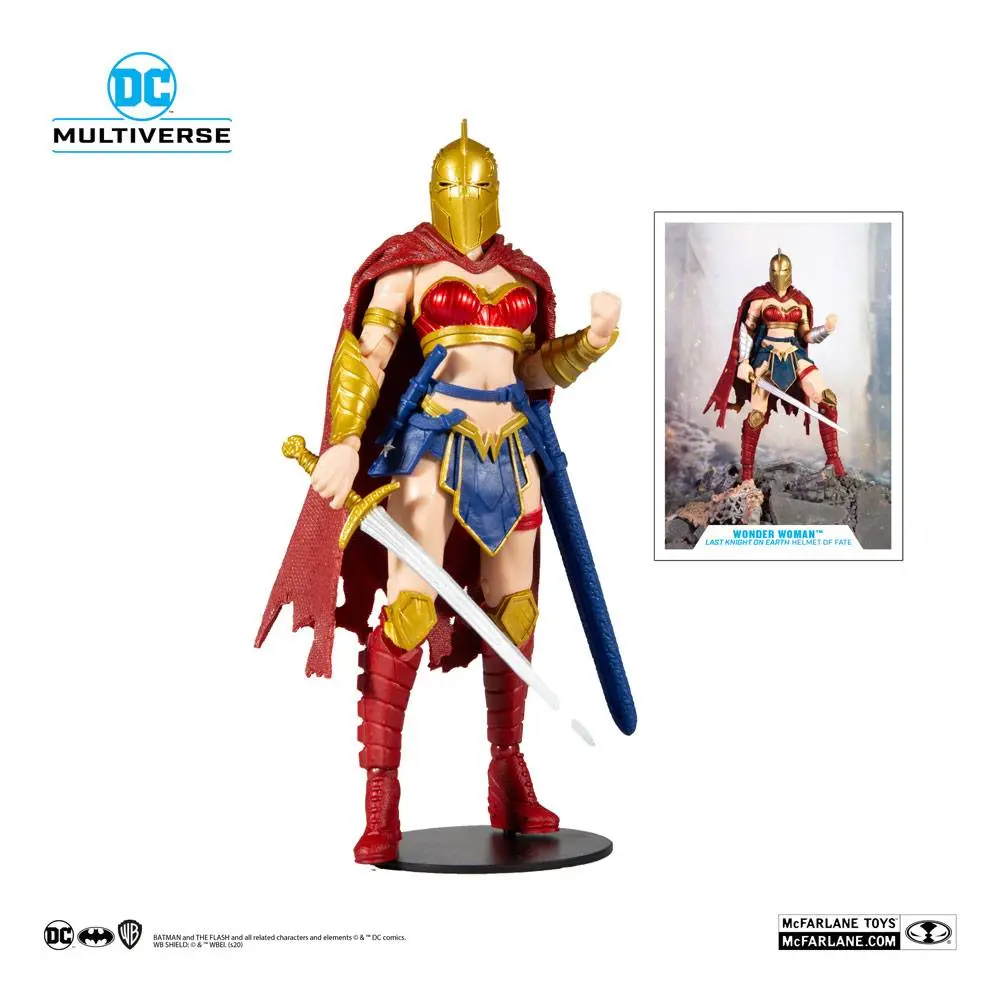 DC Multiverse LKOE Wonder Woman with Helmet of Fate akciófigura 18 cm termékfotó