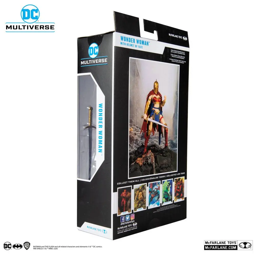 DC Multiverse LKOE Wonder Woman with Helmet of Fate akciófigura 18 cm termékfotó