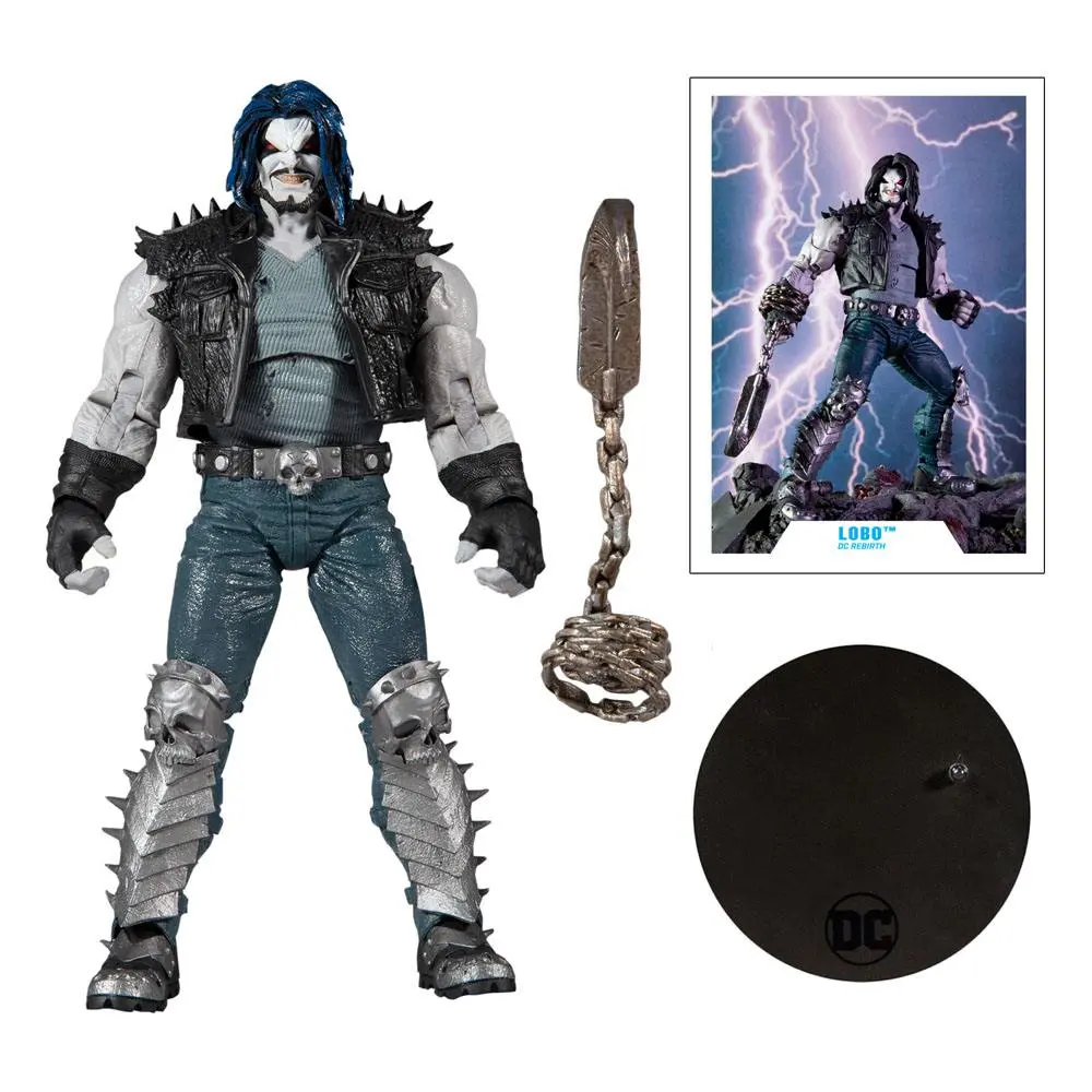 DC Multiverse Lobo (DC Rebirth) akciófigura 18 cm termékfotó